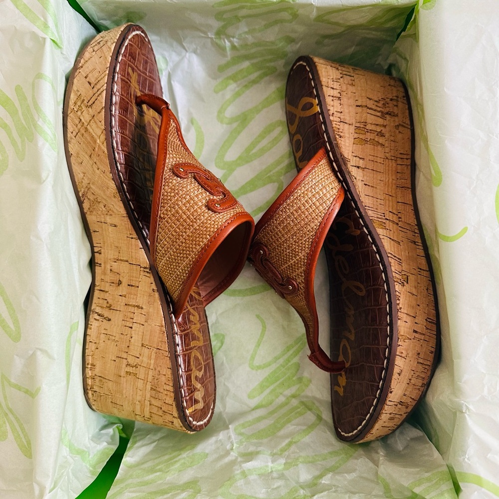 EUC Sam Edelman Women's platform Sandals - Picture 2 of 5